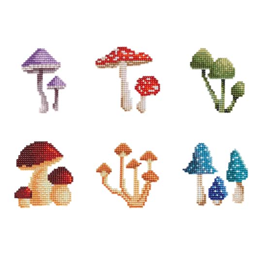 Mushrooms Diamond Art Kit by Make Market&#xAE;